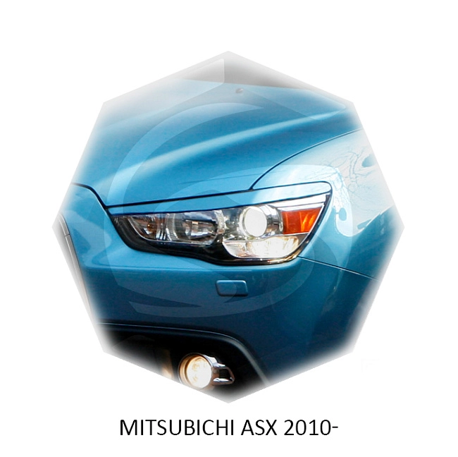 картинка Реснички на фары для  MITSUBISHI ASX 2010-2016г магазин  StreetTuning 