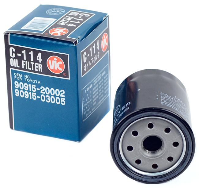 картинка Масляный фильтр VIC C-114 магазин  StreetTuning 