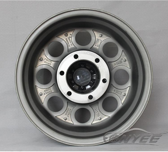 картинка Новые диски TUFF AT R15 6X139,7 ET-44 J10 черые магазин  StreetTuning 