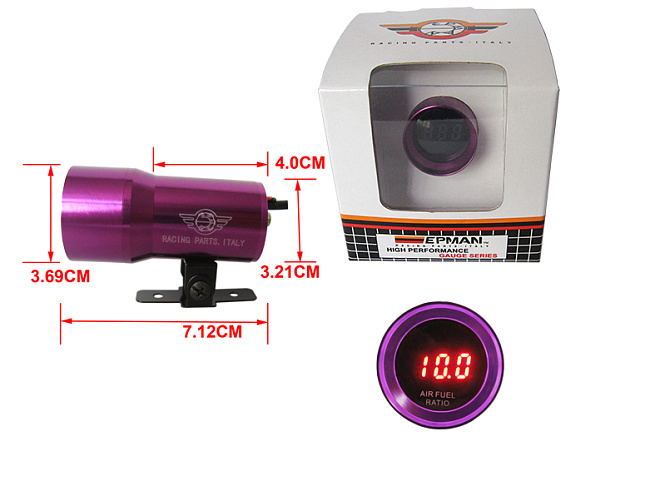 картинка Датчик топливной смеси Epman 37 мм , фиолетовый магазин  StreetTuning 
