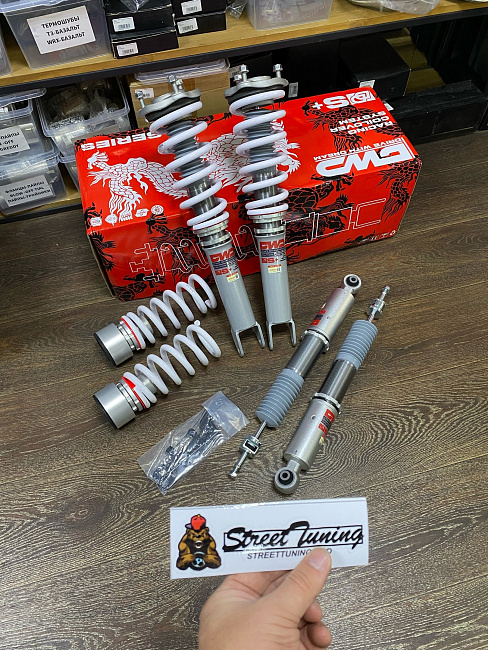 картинка Винтовая подвеска койловеры DWD Street series для Mercedes-Benz C-Class 4th Gen 2WD 14-21 магазин  StreetTuning 