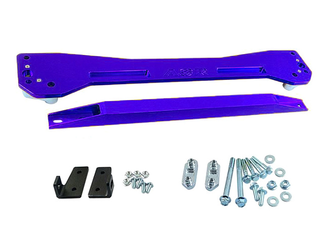 картинка Задние усилители подрамника ASR style для Honda Civic EK 1996-2000 г, синие магазин  StreetTuning 