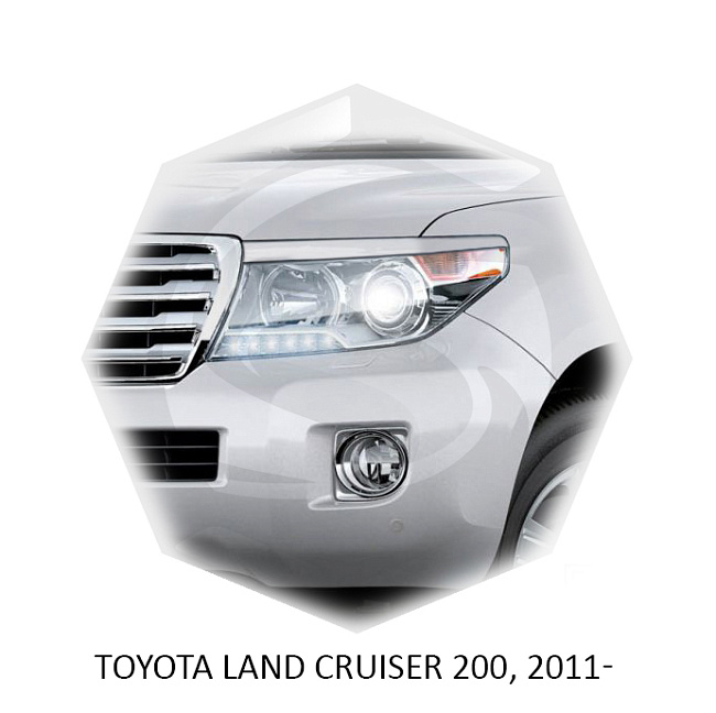 картинка Реснички на фары для  TOYOTA LAND CRUISER 200 2011г- магазин  StreetTuning 