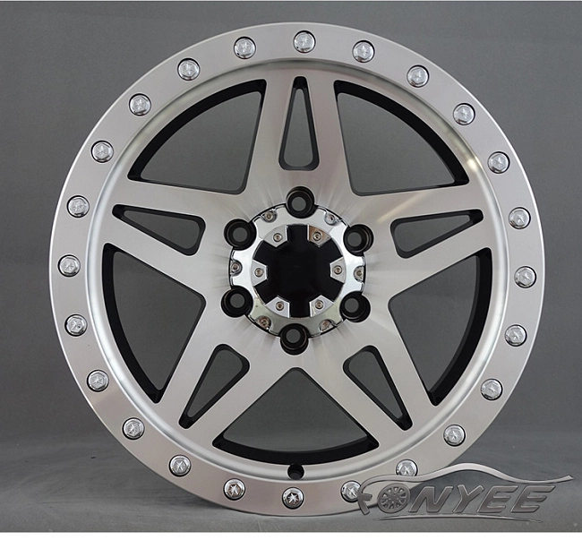 картинка Новые диски MVF-968 R17 6X139,7 ET0 J7,5 серебро полированное магазин  StreetTuning 