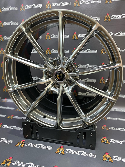картинка Новые диски HRE DQ015 Flow Forming R19 J8.5 ET35 5x114.3 Hyper Black магазин  StreetTuning 