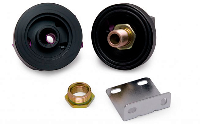 картинка Проставка выносная под масляный фильтр AN10 магазин  StreetTuning 