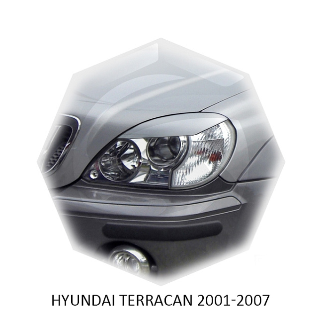 картинка Реснички на фары для  HYUNDAI TERRACAN 2001-2007г магазин  StreetTuning 