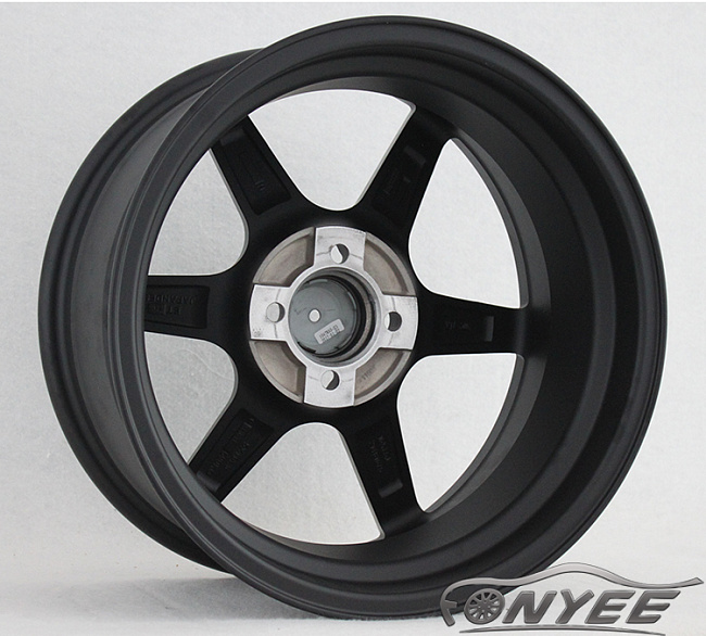 картинка Новые диски SHOGUN EMOTION R V06-R R16 4X100 ET30 J7,5 черный мат + серебро магазин  StreetTuning 