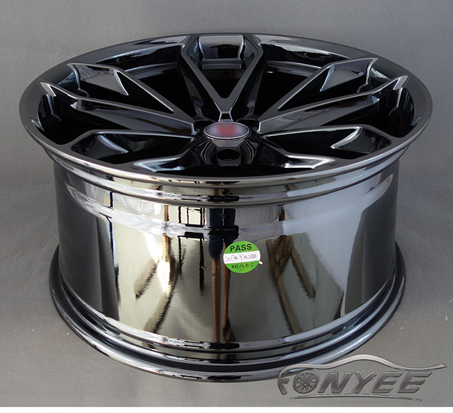 картинка Новые диски HRE S201 Replika R19 5X114,3 ET35 J8,5, черный хром магазин  StreetTuning 