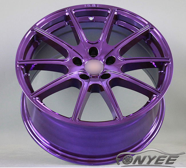 картинка Новые диски HRE P43 R18 5х112 ET40 J8 хром фиолетовый магазин  StreetTuning 