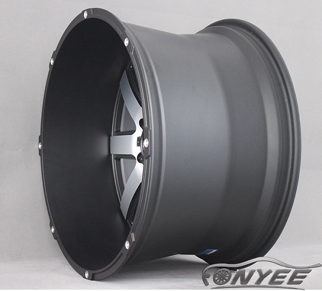 картинка Новые диски TUFF RuGGed RT888 R20 6X139,7 ET-44 J12 черные с серебром магазин  StreetTuning 