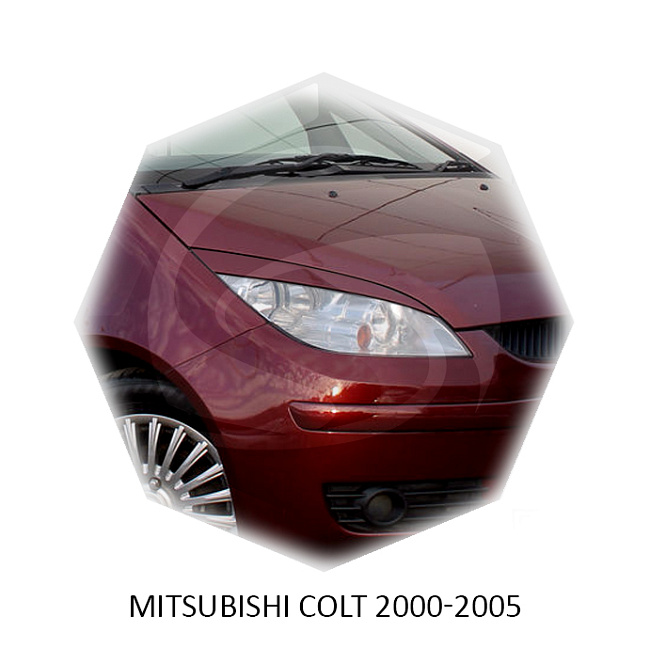 картинка Реснички на фары для  MITSUBISHI COLT 2002-2004г магазин  StreetTuning 