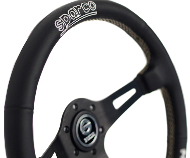 картинка Спортивный руль Sparco Style, черный магазин  StreetTuning 