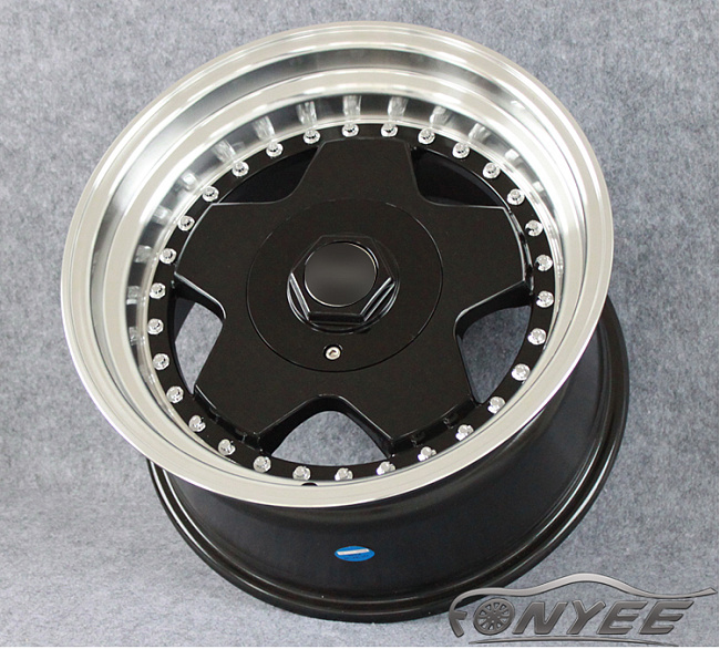 картинка Новые диски Borbet A R16 4х100/5x100 ET30 J9 черный + полированная полка магазин  StreetTuning 