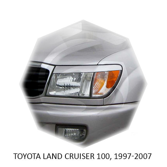 картинка Реснички на фары для  TOYOTA LAND CRUISER 100 1997-2007г магазин  StreetTuning 