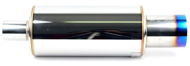 картинка Прямоточная банка HKS Style серии Jasma, с напылением D - 63 x 110 мм L - 560 мм магазин  StreetTuning 