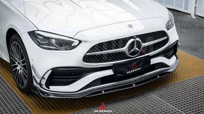 картинка Канарды на передний бампер для Mercedes Benz W206 C300 с пакетом AMG магазин  StreetTuning 