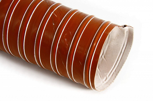 картинка Воздуховод силиконовый, диаметр 89mm, до +290°С, цена за 1м, Thermal Division TDAD189 магазин  StreetTuning 