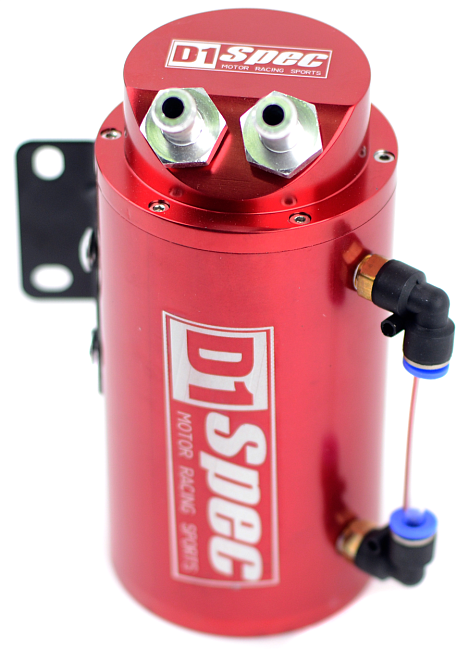 картинка Маслоуловитель D1 Style красный магазин  StreetTuning 