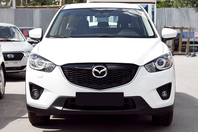 картинка Mazda CX-5 2011-2015 Накладки на передние фары (реснички) компл.-2 шт. магазин  StreetTuning 
