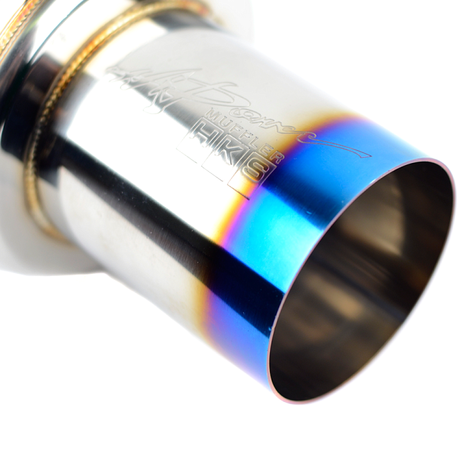 картинка Прямоточная банка HKS Style серии Jasma, с напылением D - 63 x 110 мм L - 560 мм магазин  StreetTuning 