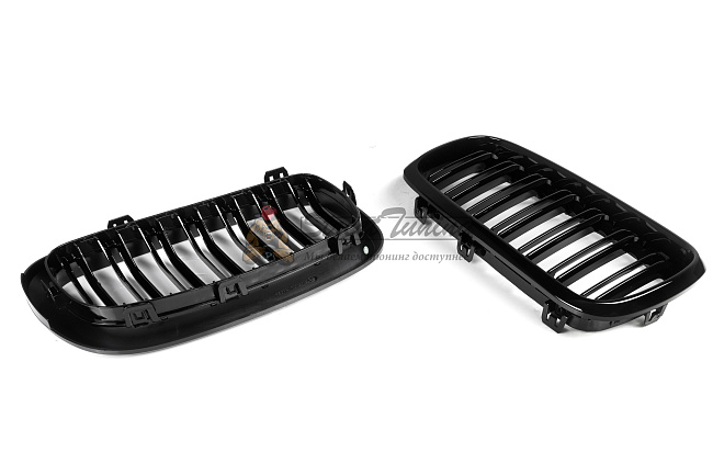 картинка Решетки радиатора BMW X5 F15 / X6 F16, двойные ламели, ABS магазин  StreetTuning 