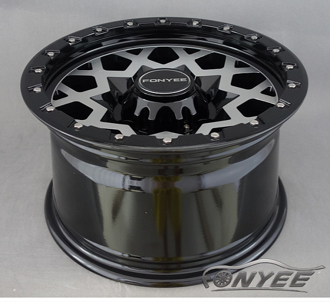 картинка Новые диски Black Rhino Sprocket R17 6X139,7 ET0 J8,5 черный глянец + серебро магазин  StreetTuning 