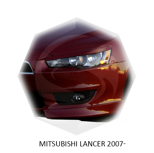 картинка Реснички на фары для  MITSUBISHI LANCER 2007-2016г магазин  StreetTuning 