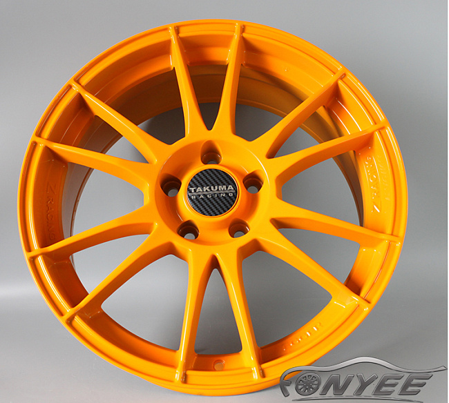 картинка Новые диски TAKUMA RLN R18 5X114,3 ET40 J8 оранжевый глянец магазин  StreetTuning 
