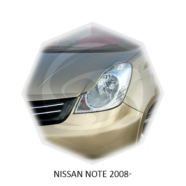 картинка Реснички на фары для  NISSAN NOTE 2009-2013г магазин  StreetTuning 