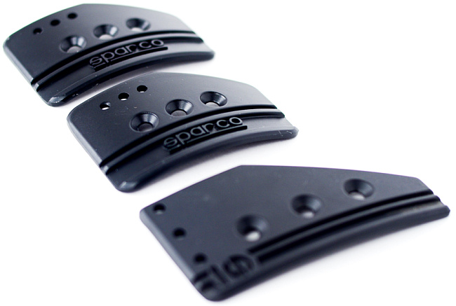 картинка Накладки на педали МКПП Sparco Style, черные магазин  StreetTuning 