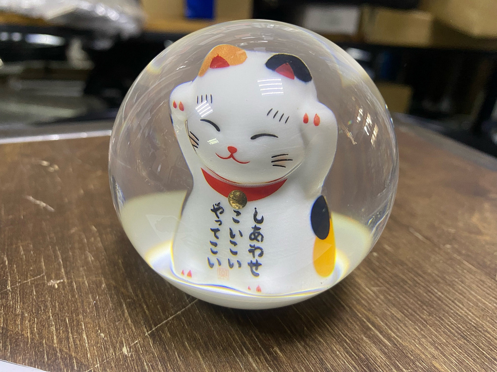 картинка Ручка кпп, Lucky Cat, шар 70 мм. от магазина  StreetTuning