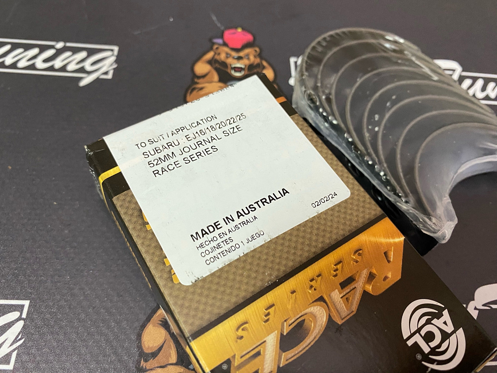 картинка Шатунные вкладыши ACL 4B8296H-STD для Subaru EJ20/EJ22/EJ25 (incl. Turbo) c 98г.в. 52 mm от магазина  StreetTuning