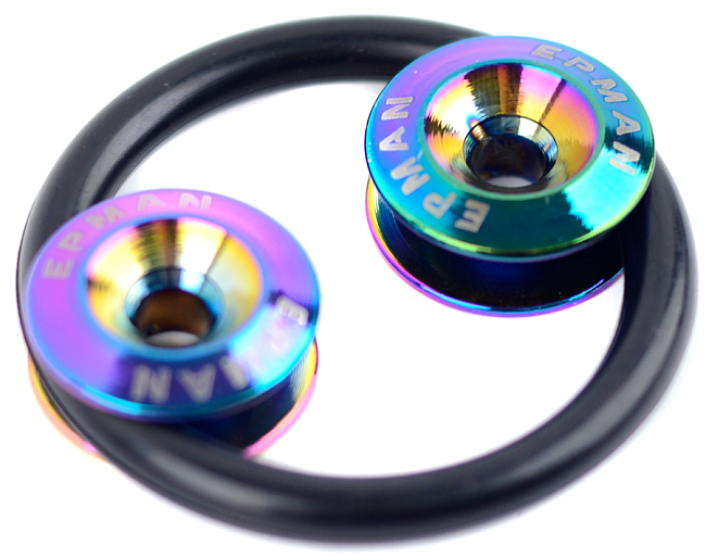 картинка Фиксатор-подтяжка обвесов Epman , цвет неохром магазин  StreetTuning 