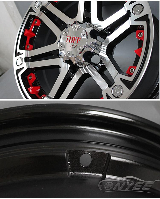 картинка Новые диски TUFF R16 6X139,7 ET-10 J8 серебряные магазин  StreetTuning 