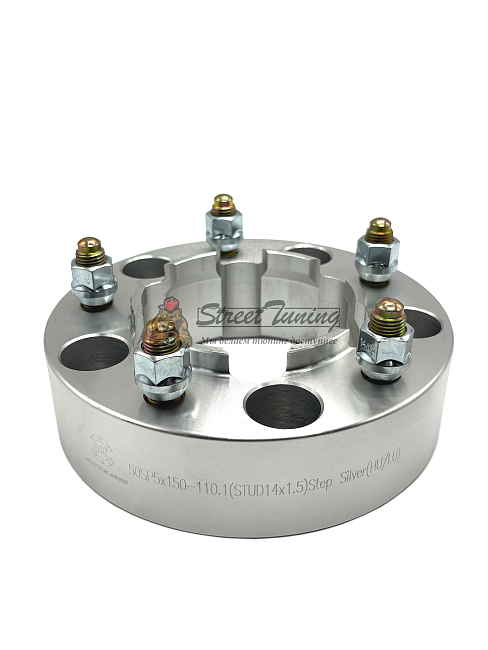картинка Проставка Starleks 50 мм 5x150, 14x1.5 цо 110,1 Silver магазин  StreetTuning 