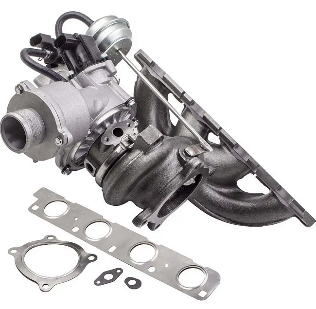 картинка Турбина с коллектором MaXpeedingrods для AUDI A4 A5 Q5 A6 магазин  StreetTuning 