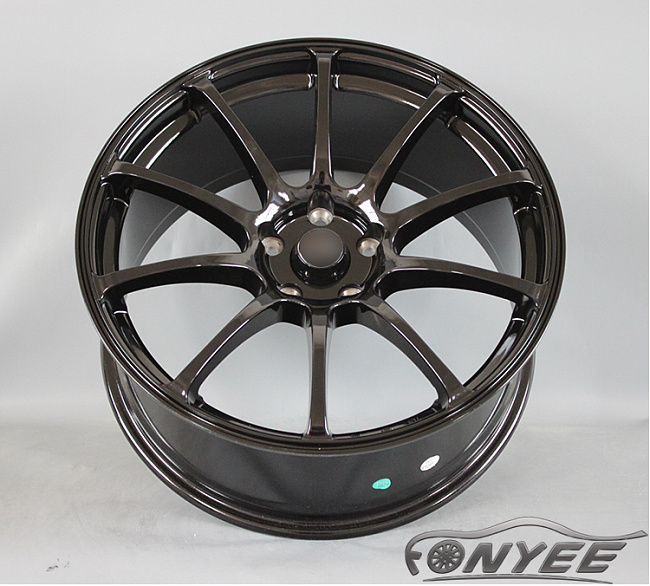 картинка Новые диски Advan RS R19 5x114,3 ET35 J8,5 черный глянец магазин  StreetTuning 