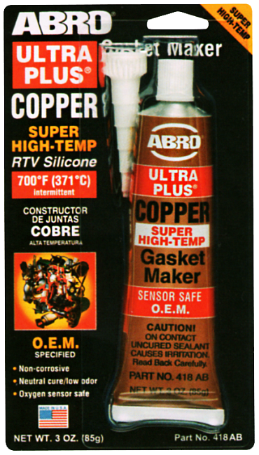 картинка Герметик прокладок ABRO ОЕМ термостойкий - 85 г магазин  StreetTuning 