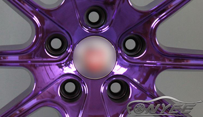 картинка Новые диски HRE P43 R18 5х112 ET40 J8 хром фиолетовый магазин  StreetTuning 