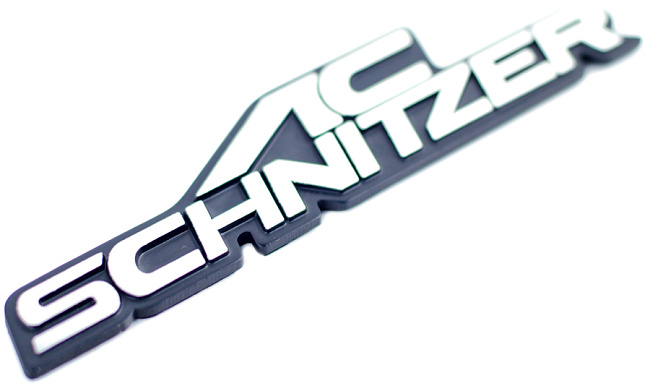картинка Металлический шильдик с логотипом "AC Schnitzer" магазин  StreetTuning 
