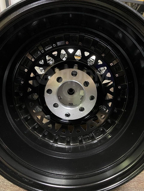 картинка Новые диски BBS RS R13 J6 ET25 4x100/4x114.3 , черные + полировка магазин  StreetTuning 