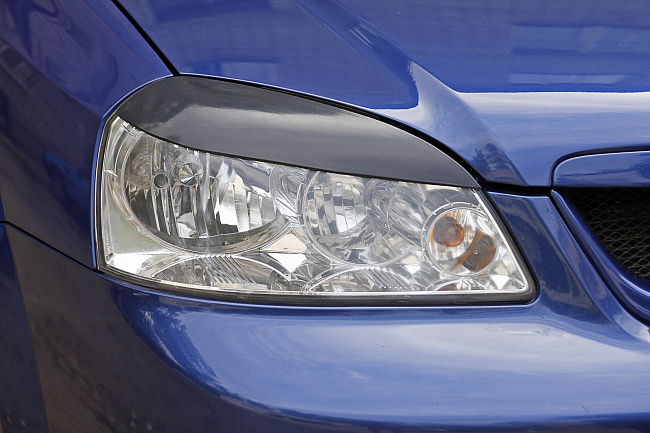 картинка Сhevrolet Lacetti(седан) 2004—2013 Накладки на передние фары (реснички) компл.-2 шт. магазин  StreetTuning 