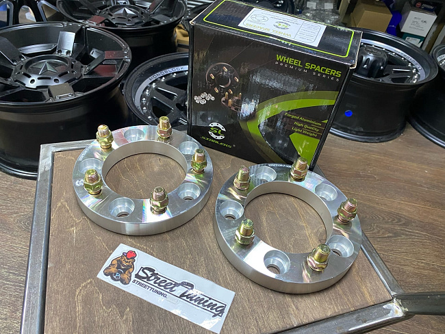 картинка Проставка Starleks 25 мм 5x139.7 14x1.5 цо 108.5 Silver магазин  StreetTuning 