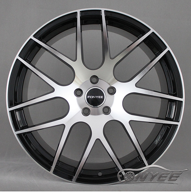 картинка Новые диски Avid 1 R20 5X112 ET35 J8,5 черный + серебро магазин  StreetTuning 