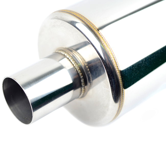 картинка Прямоточная банка HKS Style серии Jasma, с напылением D - 63 x 110 мм L - 560 мм магазин  StreetTuning 