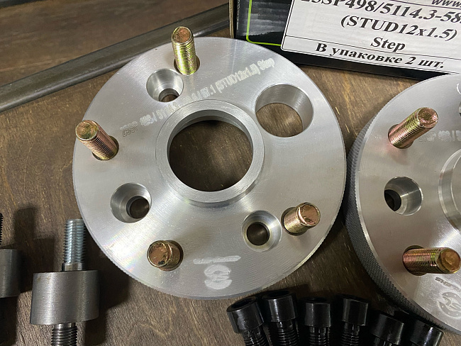 картинка Проставка переходная 25 мм с 4x98 цо 58.6 на 5x114.3 цо 57.1 магазин  StreetTuning 