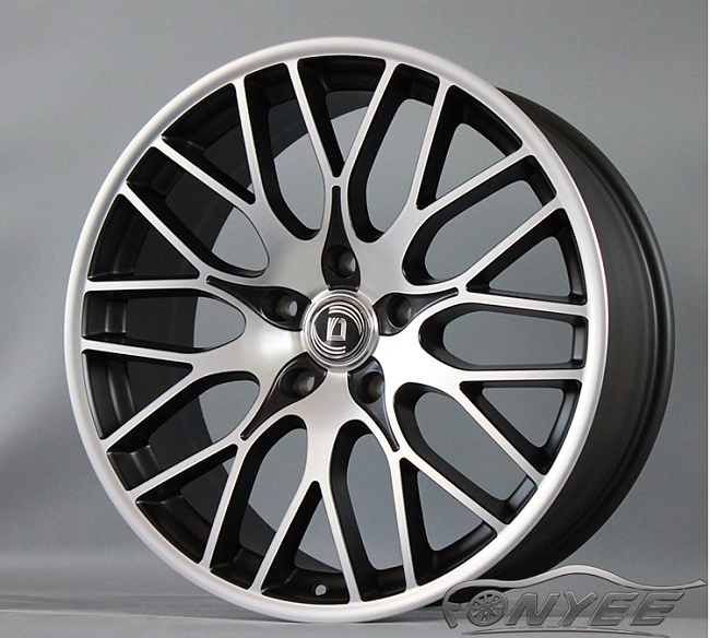 картинка Новые диски DIEWE WHEELS Fina Felgen R18 5X112 ET45 J8 черный мат + серебро магазин  StreetTuning 