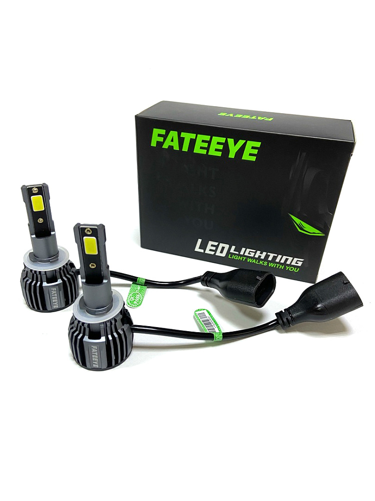 картинка Автомобильные светодиодные лампы FATEEYE F6 Led - H27 880 6500к, комплект 2 шт от магазина  StreetTuning