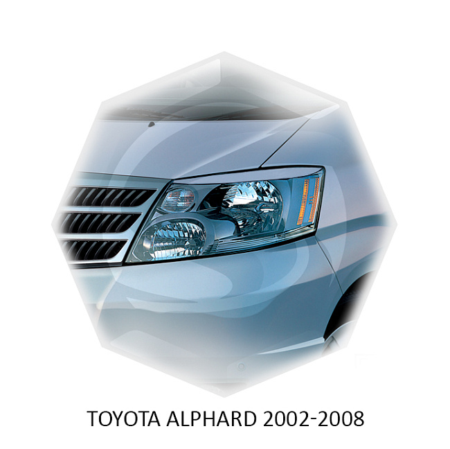 картинка Реснички на фары для  TOYOTA ALPHARD 2002-2008г магазин  StreetTuning 
